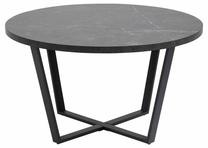 Kavos staliukas Amble, juoda sp., 77 cm x 77 cm x 44 cm