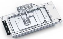 Vandens blokas Alphacool Ice Block Aurora GPX-N RTX 3090 Ti STRIX/TUF with Backplate - Acrylic + Nickel, 26.7 cm, skaidri sp./juoda sp.