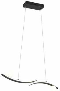 Valgusti lagi Trio Napoli, LED, 2300 - 4000 °K, 1 x 27 W, valge v./must v. / must v.