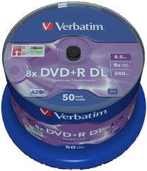 Ierakstāms kompaktdisks Verbatim, 8.5 GB, 50gab.