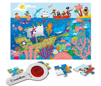 Пазл Ludattica The Sea, 50 см x 35 см, 24 шт., многоцветный