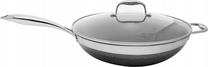 Keptuvė su dangčiu Kohersen Black Cube Wok, Ø 32 cm, aliuminis/stiklas/nerūdijantysis plienas
