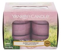 Svece, tējas sveces Yankee Candle Sunny Daydream, 4 - 6 h, 117.6 g, 12 gab., rozā krās.