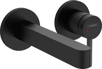 Скрытый смеситель для умывальника Hansgrohe Finoris 76051670, черный цв.