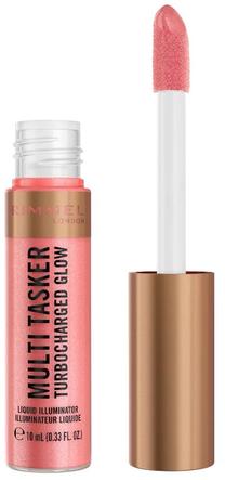 Švytėjimo suteikianti priemonė Rimmel London Multi Tasker Turbocharged Glow, 002 rosy rebel, 10 ml
