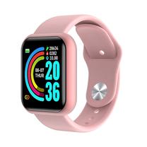 iWear M8 Fitnesinis Smart Laikrodis su Full Touch 1.3'' IPS Ekranu su Kraujo Spaudimo & Pulso mat. / Soc. tinklai Rožinis