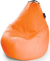 Sėdmaišis Comfort 120 Pop fit, oranžinis, 250 l