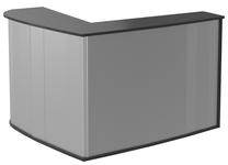 Reģistratūras galds Skyland Offix New OMC 1815, 193.1 cm x 159.2 cm, 120 cm, brūna krās.