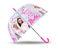 Детский зонт Kids Euroswan Barbie, прозрачный цв./розовый цв.