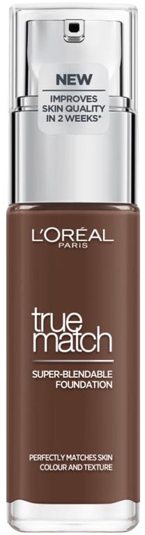 Skystas makiažo pagrindas L’Oréal Paris True Match Super Blendable, SPF 17, 11n dark coffee, 30 ml