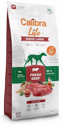 Сухой корм для собак Calibra Life Senior Large Fresh Beef, говядина, 12 кг