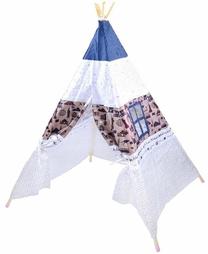 TIPI palapinė vaikams ZA3557, 110 cm x 110 cm