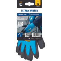 Darba cimdi sniega Cerva Tetrax Winter, pieaugušajiem, zila krās./melna krās., 11