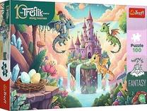 Dėlionė Trefl Knight Treflik and the Dragons, 41 cm x 27 cm, 100 vnt.