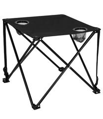 Stovyklavimo stalas Springos CS0013 Tourist Table, juoda sp., 46 cm x 46 cm x 45 cm