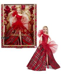 Кукла Mattel Barbie Holiday HRM61, 30 см, красный цв.