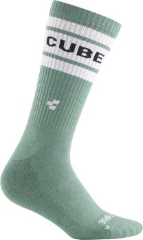 Zeķes Cube After Race High Cut, zaļa krās., 40-43, 2 gab.