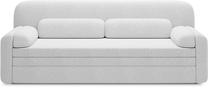 Sofa-lova Elioss Royal 01, balta sp., 89 x 236 cm x 87 cm