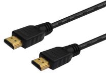 Провод Savio HDMI A male, HDMI A male, 1.8 м, черный цв.