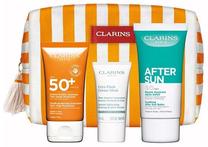 Набор для ухода за лицом и телом Clarins Sun Face Expert, 140.0 мл, SPF 50+, 4 шт.