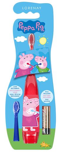 Elektrinis dantų šepetėlis Cartoon Peppa Pig, raudona sp.