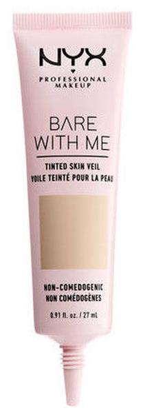 Skystas makiažo pagrindas NYX Professional Makeup Bare With Me Tinted Skin Veil, vanilla nude