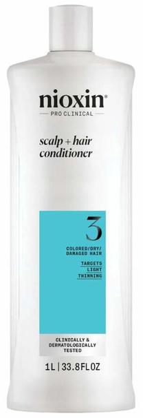 Matu kondicionieris Nioxin System 3 Scalp Therapy, 1000 ml