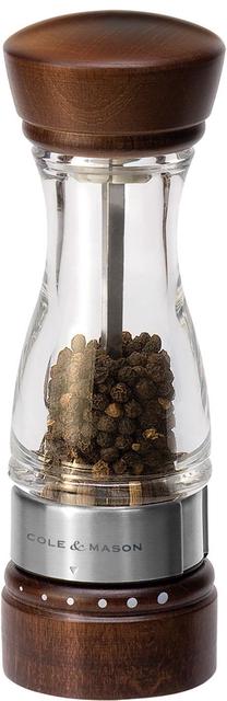 Druskos ir pipirų malūnėlis Cole and Mason, skaidri/ruda