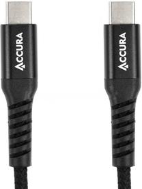 Kabelis Accura ACC2197, 2 x USB Type C, 100 cm, juoda sp.