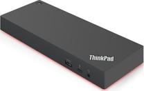 Prisijungimo stotis ir prievadų daugintuvas Lenovo ThinkPad Thunderbolt 3 Dock 40AN0135DK, juoda sp./raudona sp.