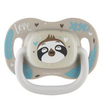 Соска Canpol Babies Exotic Animals Sloth, 0 мес., синий цв./серый цв.
