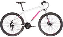Dviratis kalnų Serious Rockville Disc, 27.5 ", 15" rėmas, balta sp./rožinė sp.