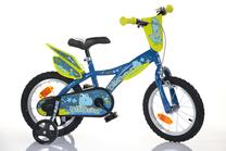 Vaikiškas dviratis Dino Bikes 614K-DGE, mėlyna sp., 14", 14"