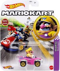 Žaislinis automobilis Mattel Hot Wheels Mario Kart Wario, 1:64, rožinė sp.