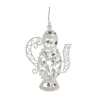 Eglītes rotājums Christmas Touch MC18B-162493, balta krās., 14 cm, plastmasa