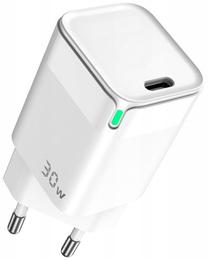 Telefono įkroviklis Prestico F14, USB-C, balta sp., 30 W
