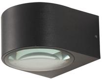 Sieninis lauko šviestuvas Italux Pesaro, 10W, LED, IP54, juoda sp., 11 cm x 5.5 cm