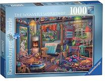 Dėlionė Ravensburger Weaver's Workshop 148431, 70 cm x 50 cm, 1000 vnt., įvairių spalvų