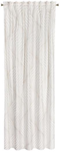 Nakts aizkari ZWF-01, zelta krās./balta krās., 140 cm x 270 cm