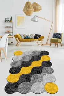 Kilimas Conceptum Hypnose Circle Djt, įvairių spalvų, 290 cm x 200 cm