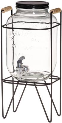 Indas su kraneliu Jar With Tap, stiklas, 4 l
