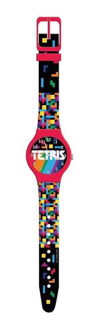 Laikrodis Diakakis Tetris, juoda sp./įvairių spalvų, 20 cm x 4 cm