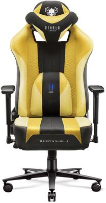Игровой стул Diablo Chairs X-Player 2.0, черный цв./желтый цв.