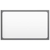 Spogulis VLX Bathroom Mirror, stiprināms, 60 cm x 37 cm, spīdīgi pelēka