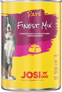 Влажный корм для собак Josera JosiDog Pate Finest Mix, баранина/говядина/курица/индюшатина/свинина, 0.4 кг