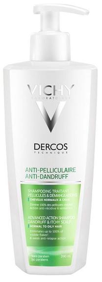 Šampoon Vichy Anti-Dandruff Normal to Oily Hair, 390 ml