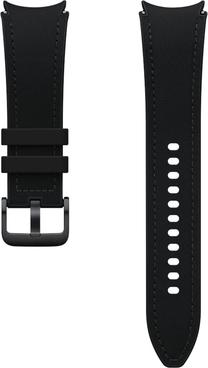 Dirželis Samsung, Hybrid Eco Leather Band (20mm, M/L ), juoda sp.