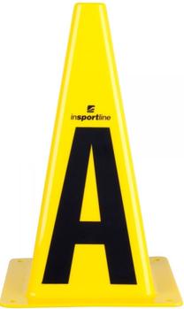 Конус inSPORTline, 14 см, желтый цв., 26 шт.