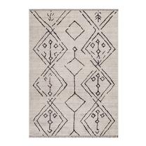 Kilimas vidaus Ayyildiz Taznaxt Boho, juoda sp./smėlio sp., 150 cm x 80 cm