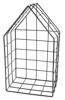 Sieninė lentyna THK-065437, juoda sp., 35 cm x 14 cm x 20 cm